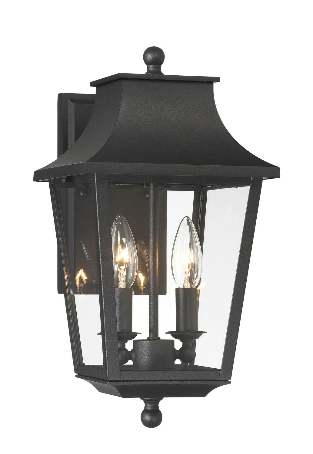 Product photo of the Altimeter Two Light Outdoor Wall Mount in Sand Coal ( SKU# 73342-66 )