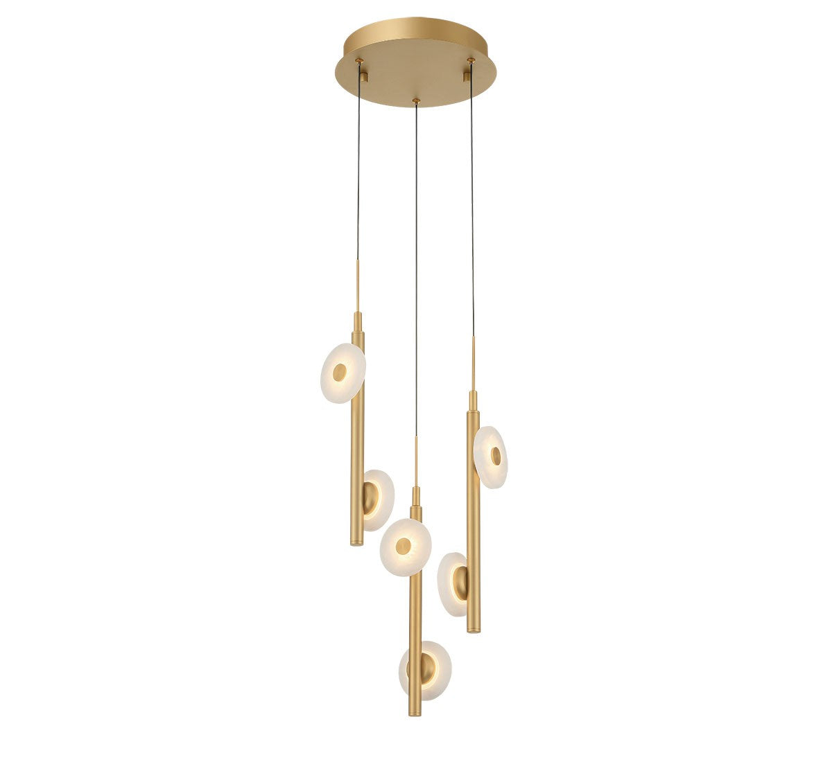 Product photo of the Etna LED Pendant in Painted antique brass ( SKU# 12359-030 )