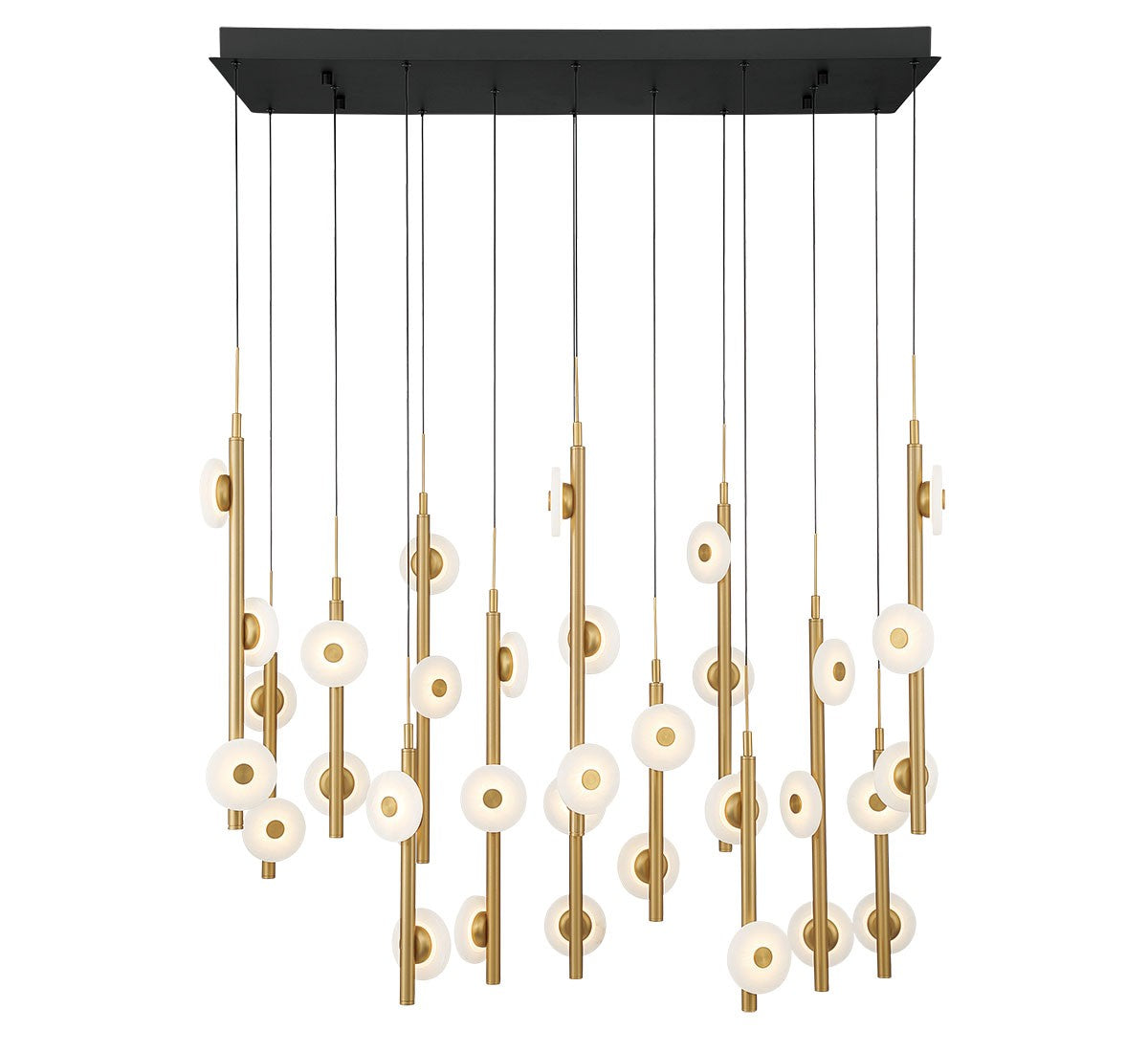 Product photo of the Etna LED Chandelier in Black ( SKU# 12366-02 )