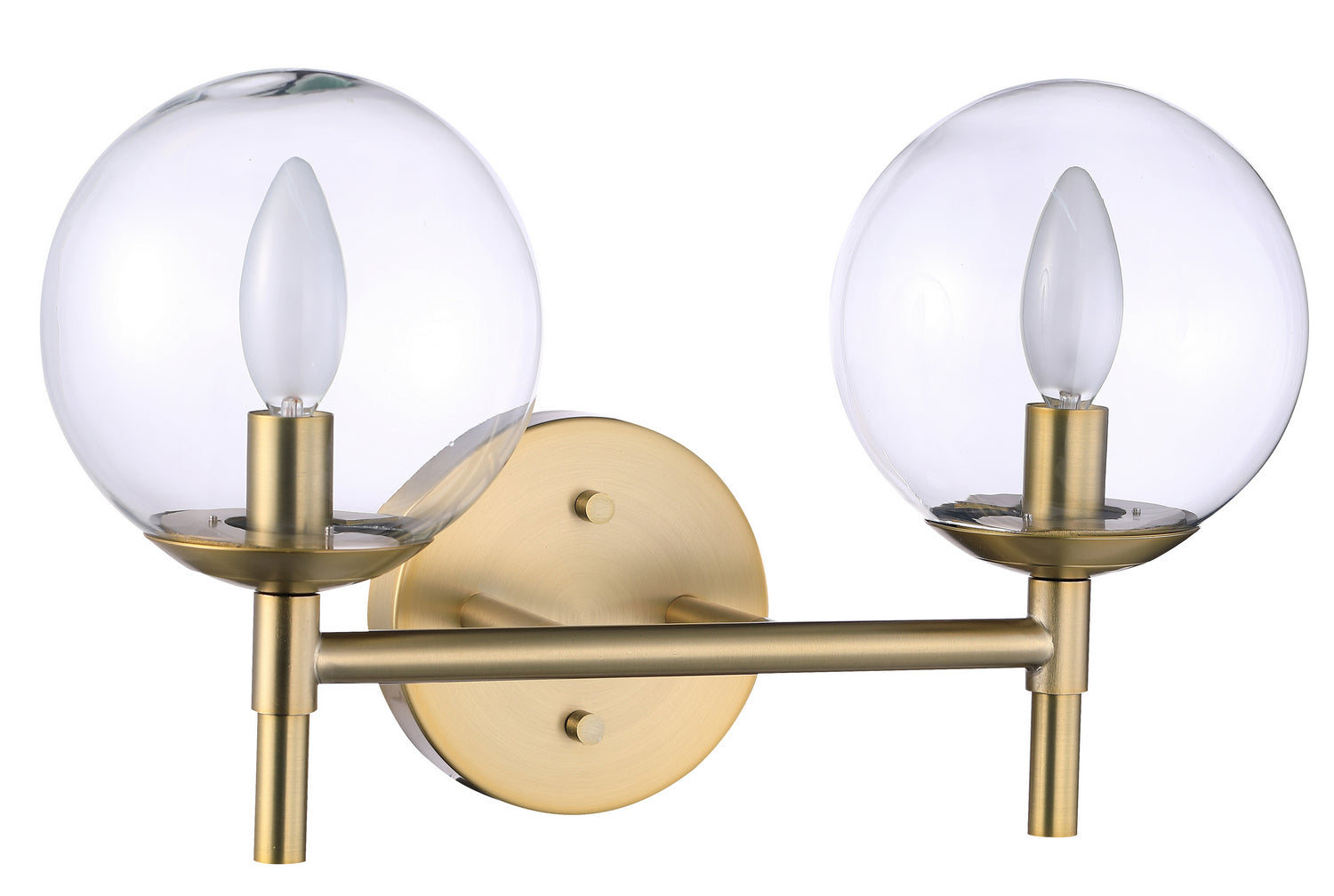 Product photo of the Auresa Two Light Bath in Soft Brass ( SKU# 2792-695 )