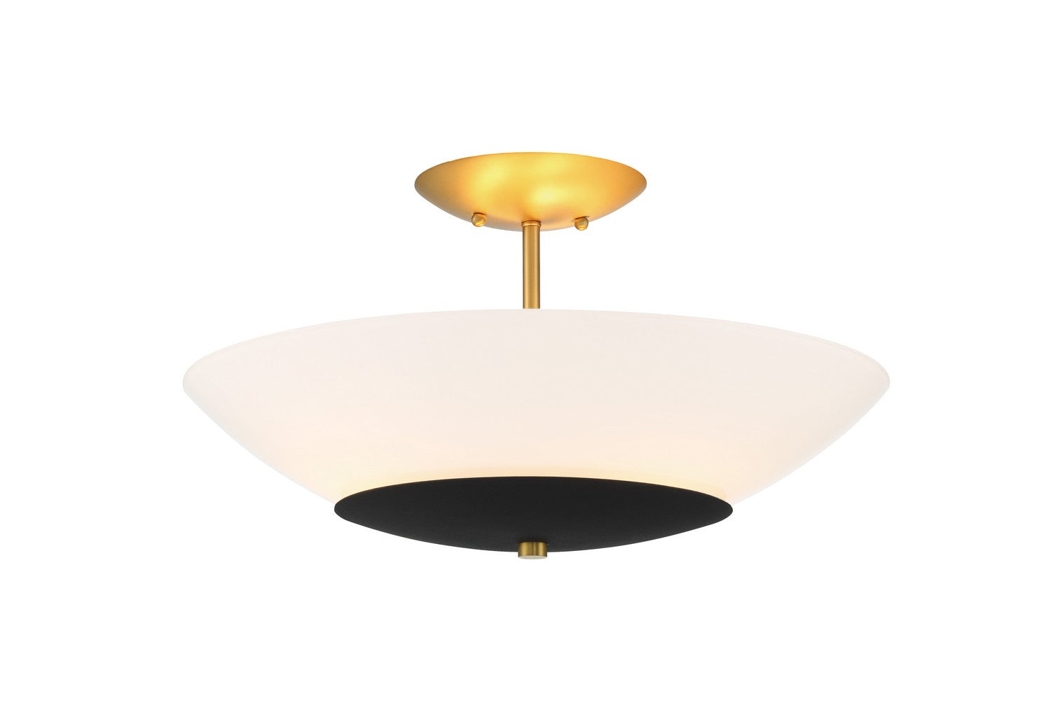 Product photo of the Bax Three Light Flush Mount in Sand Coal ( SKU# 1701-781 )