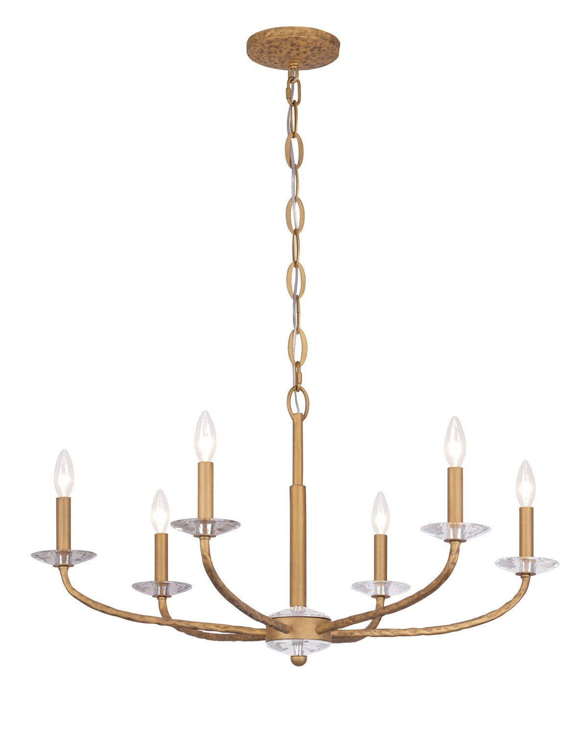 Product photo of the Atella Six Light Chandelier in Ashen Gold ( SKU# 5286-788 )