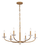 Product photo of the Atella Six Light Chandelier in Ashen Gold ( SKU# 5286-788 )