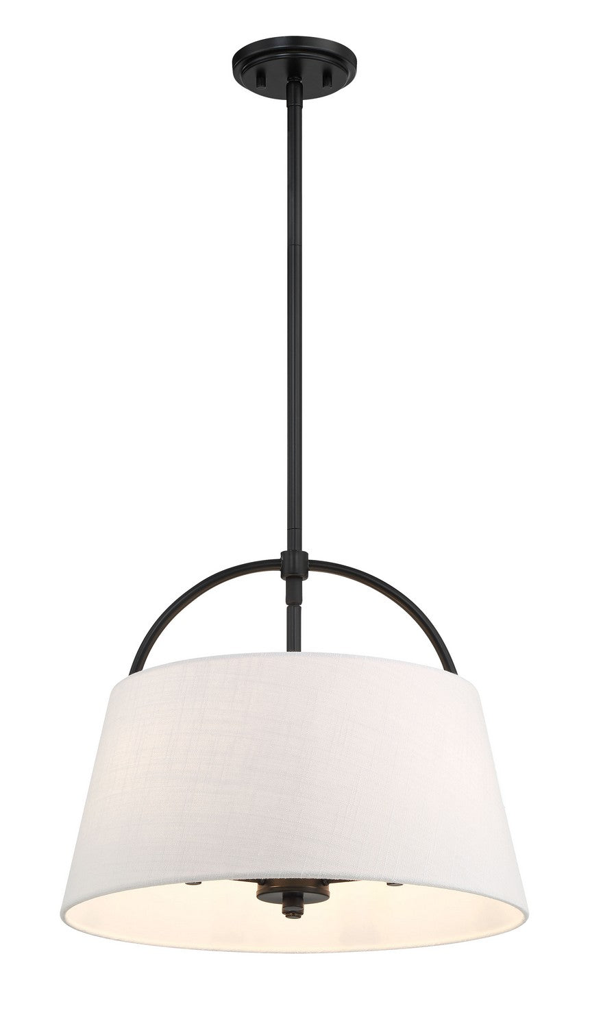 Product photo of the Headington Three Light Island Pendant in Coal ( SKU# 5395-66A )