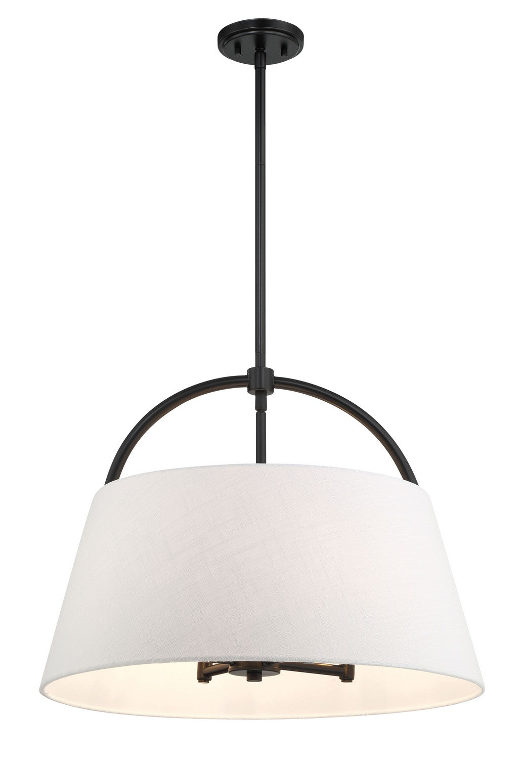 Product photo of the Headington Four Light Island Pendant in Coal ( SKU# 5396-66A )