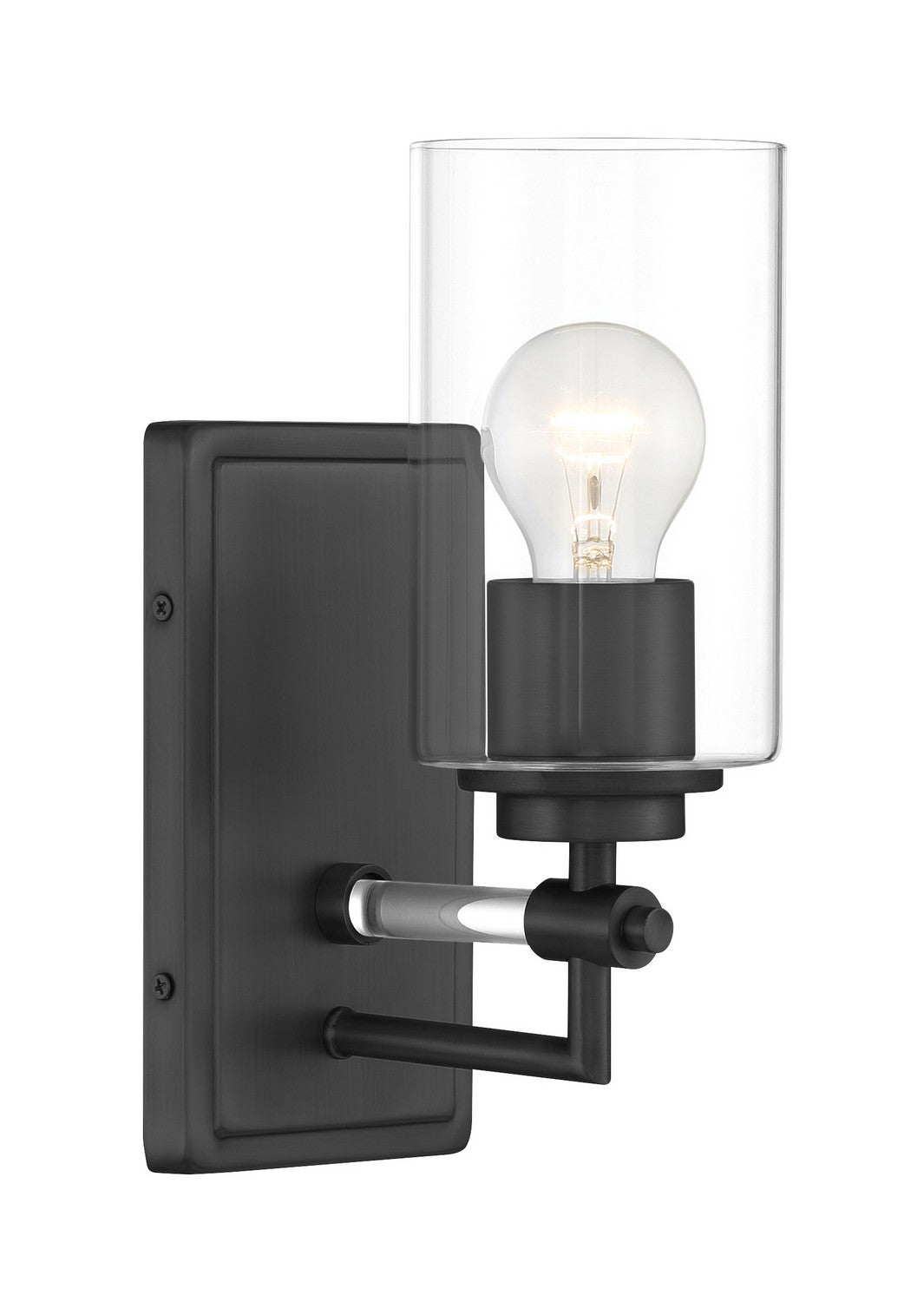 Product photo of the Binsly One Light Bath Vanity in Coal Black ( SKU# 2641-66A )