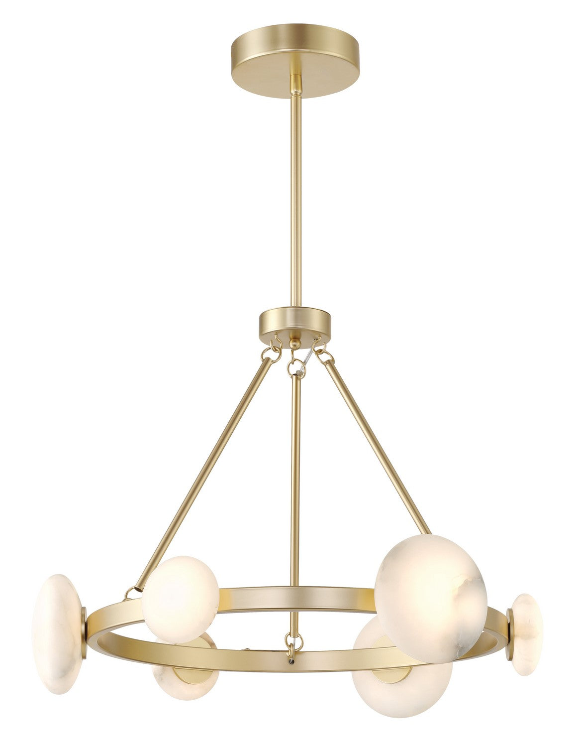 Product photo of the Zill LED Chandelier in Lily Gold ( SKU# 3596-864-L )