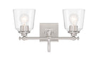 Product photo of the Antonia Two Light Vanity in Brushed Nickel ( SKU# 4002-84 )