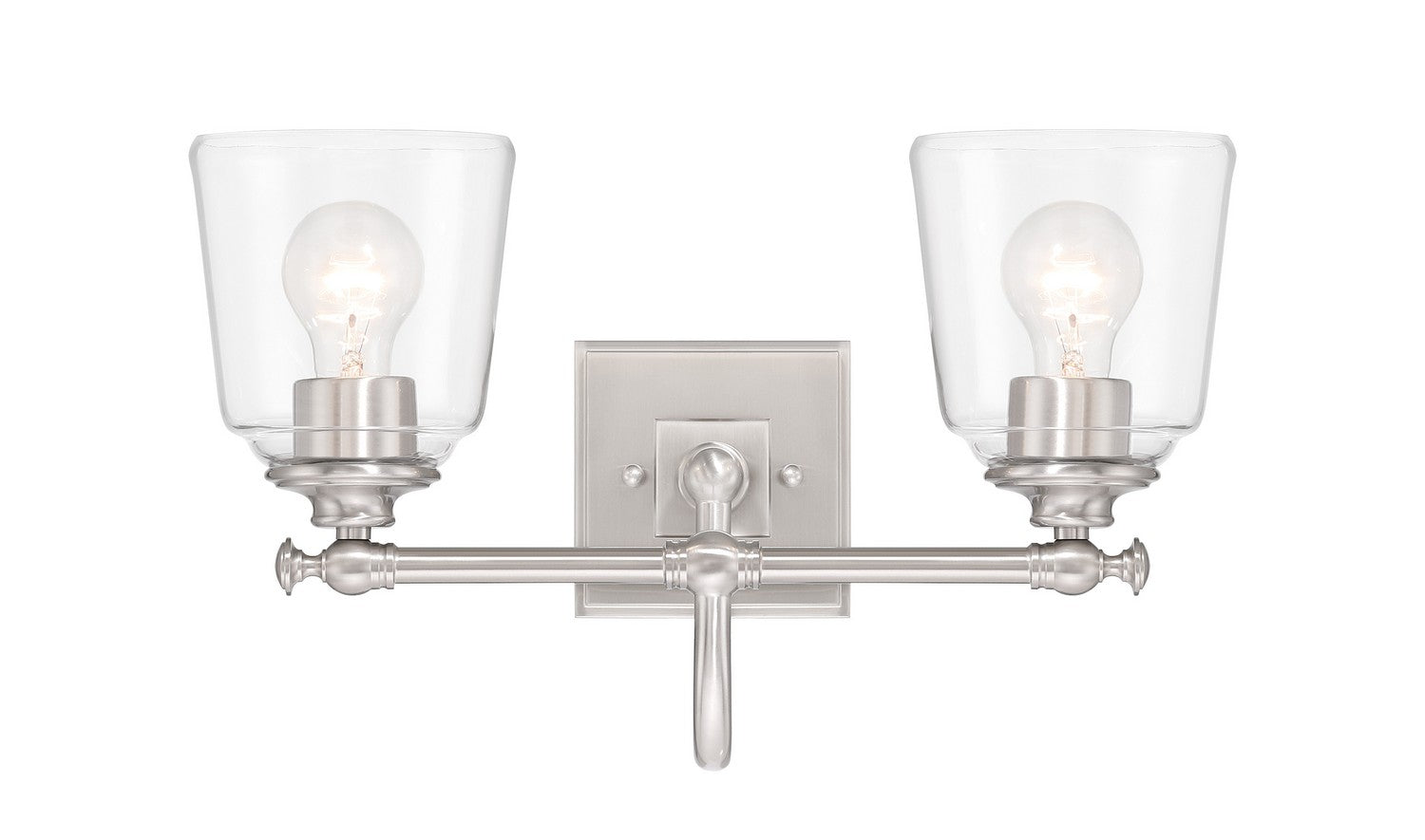 Product photo of the Antonia Two Light Vanity in Brushed Nickel ( SKU# 4002-84 )