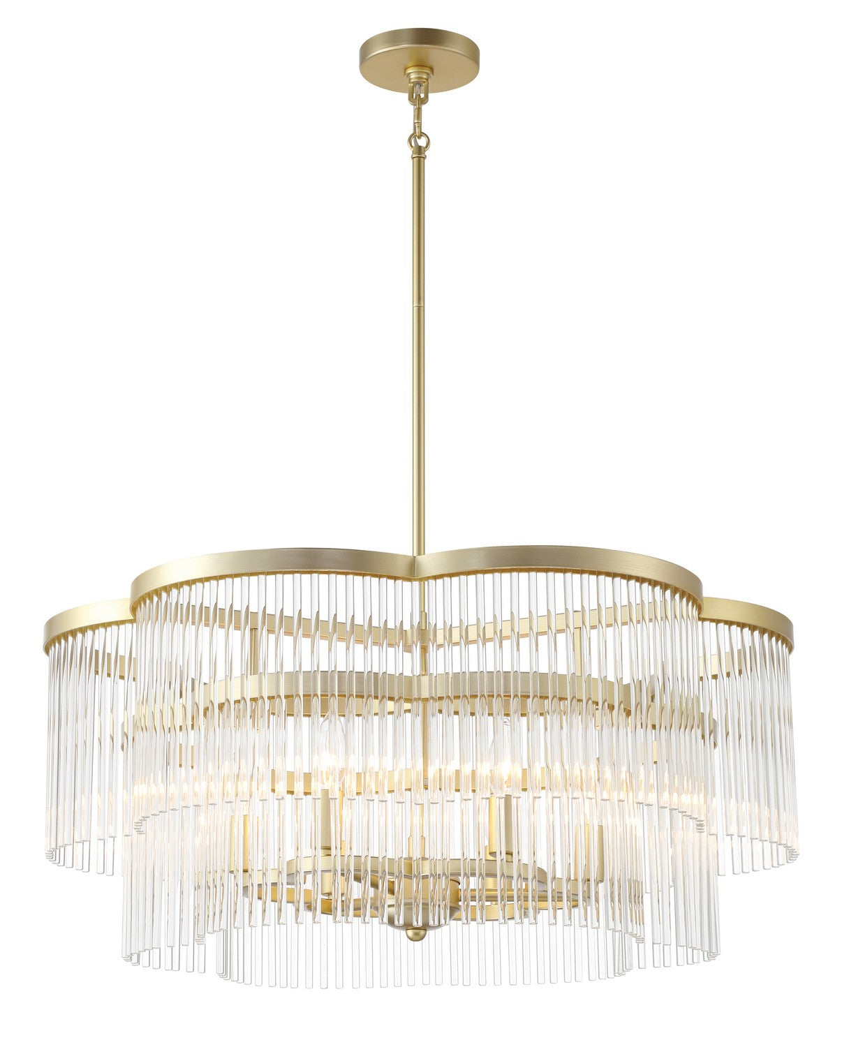 Product photo of the Azura Six Light Pendant in Heirloom Brass ( SKU# 5455-856 )