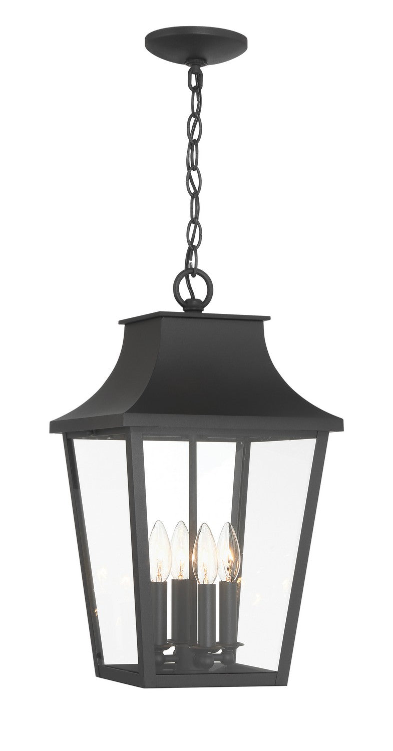 Product photo of the Altimeter Four Light Outdoor Pendant in Sand Coal ( SKU# 73347-66 )