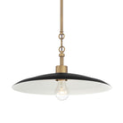 Product photo of the York One Light Pendant in Dark Matte Black ( SKU# 296-858 )