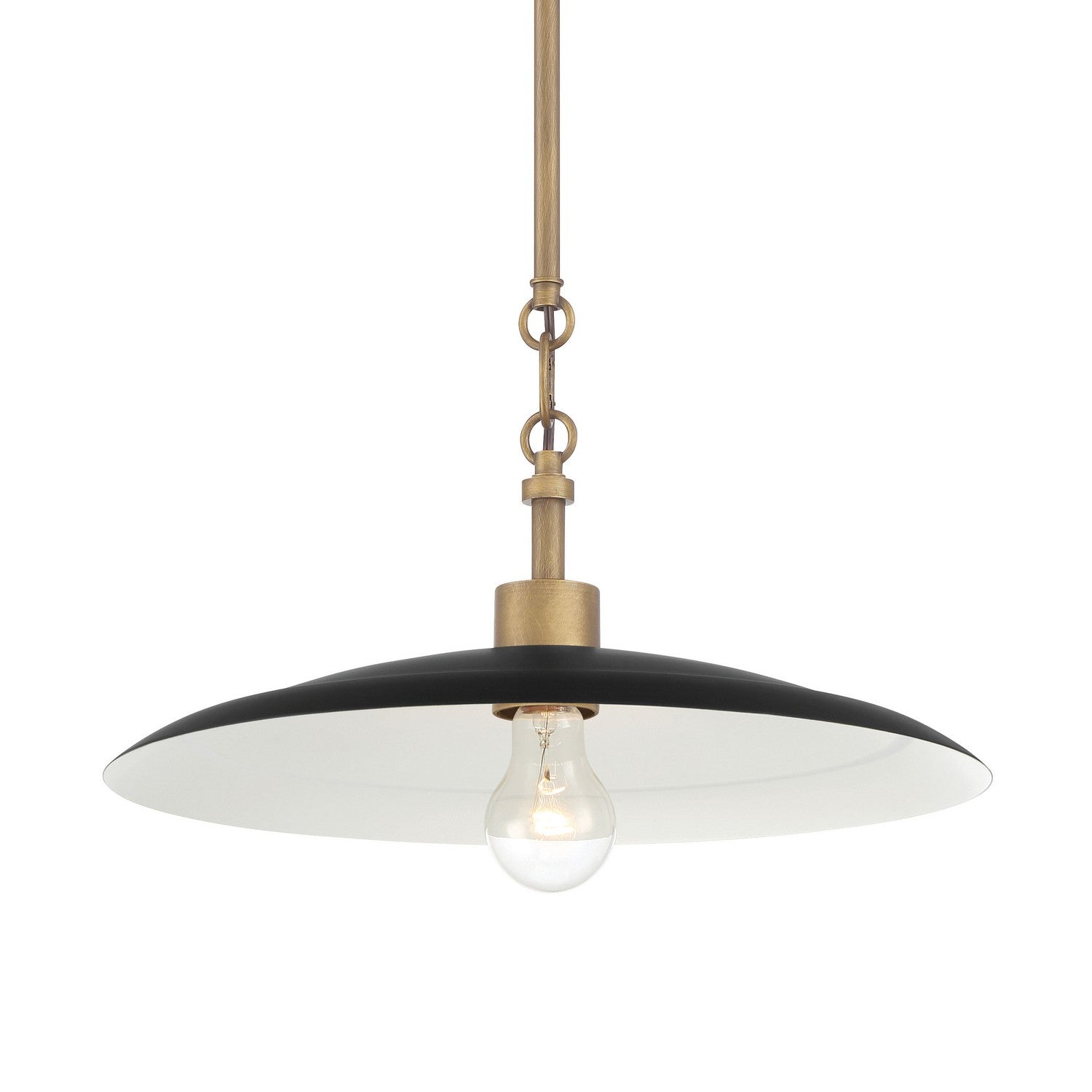 Product photo of the York One Light Pendant in Dark Matte Black ( SKU# 296-858 )