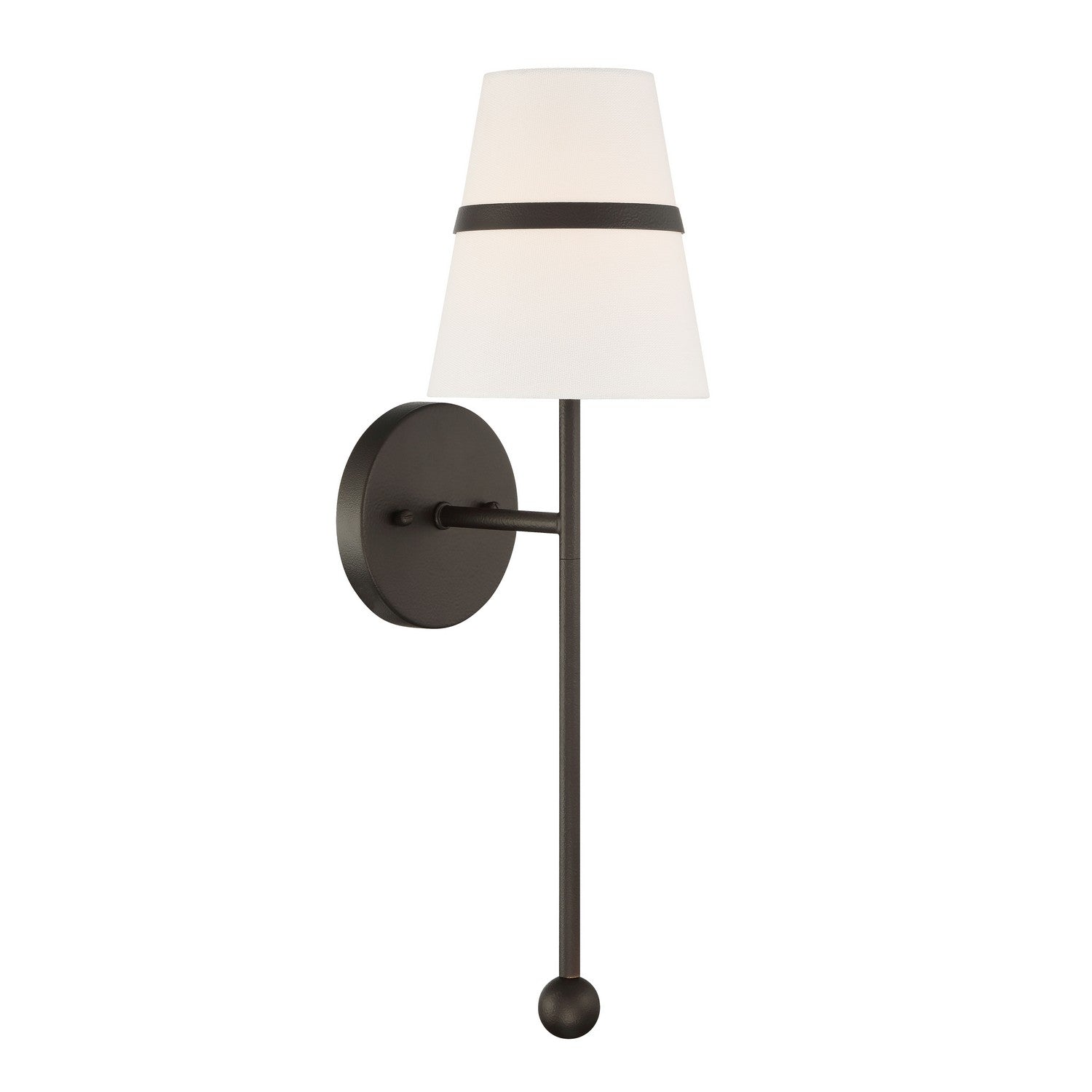 Product photo of the Althia One Light Wall Sconce in Textured Dark Bronze ( SKU# 3731-872 )
