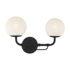 Product photo of the Whitehall Two Light Vanity in Dark Matte Black ( SKU# 3792-899 )