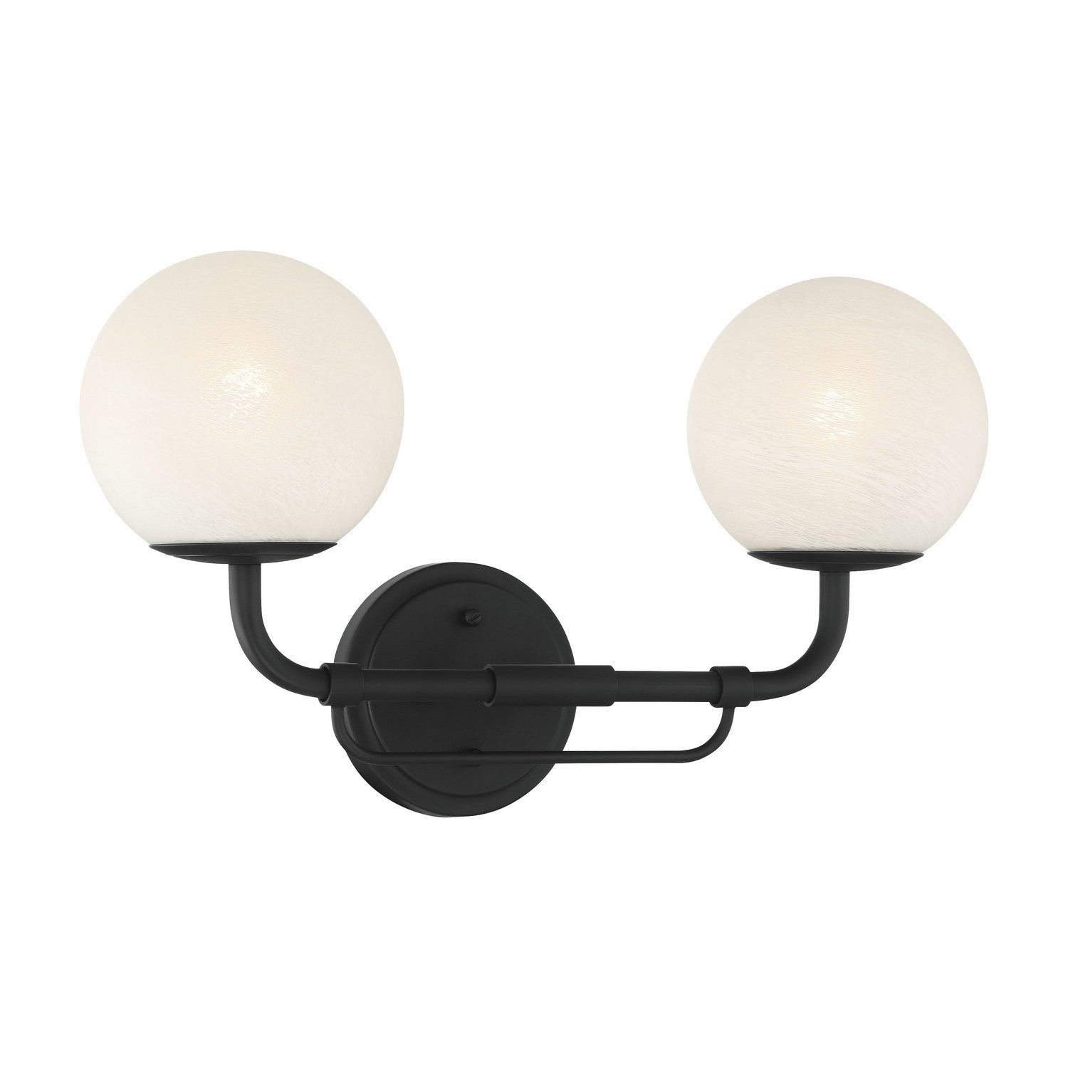 Product photo of the Whitehall Two Light Vanity in Dark Matte Black ( SKU# 3792-899 )