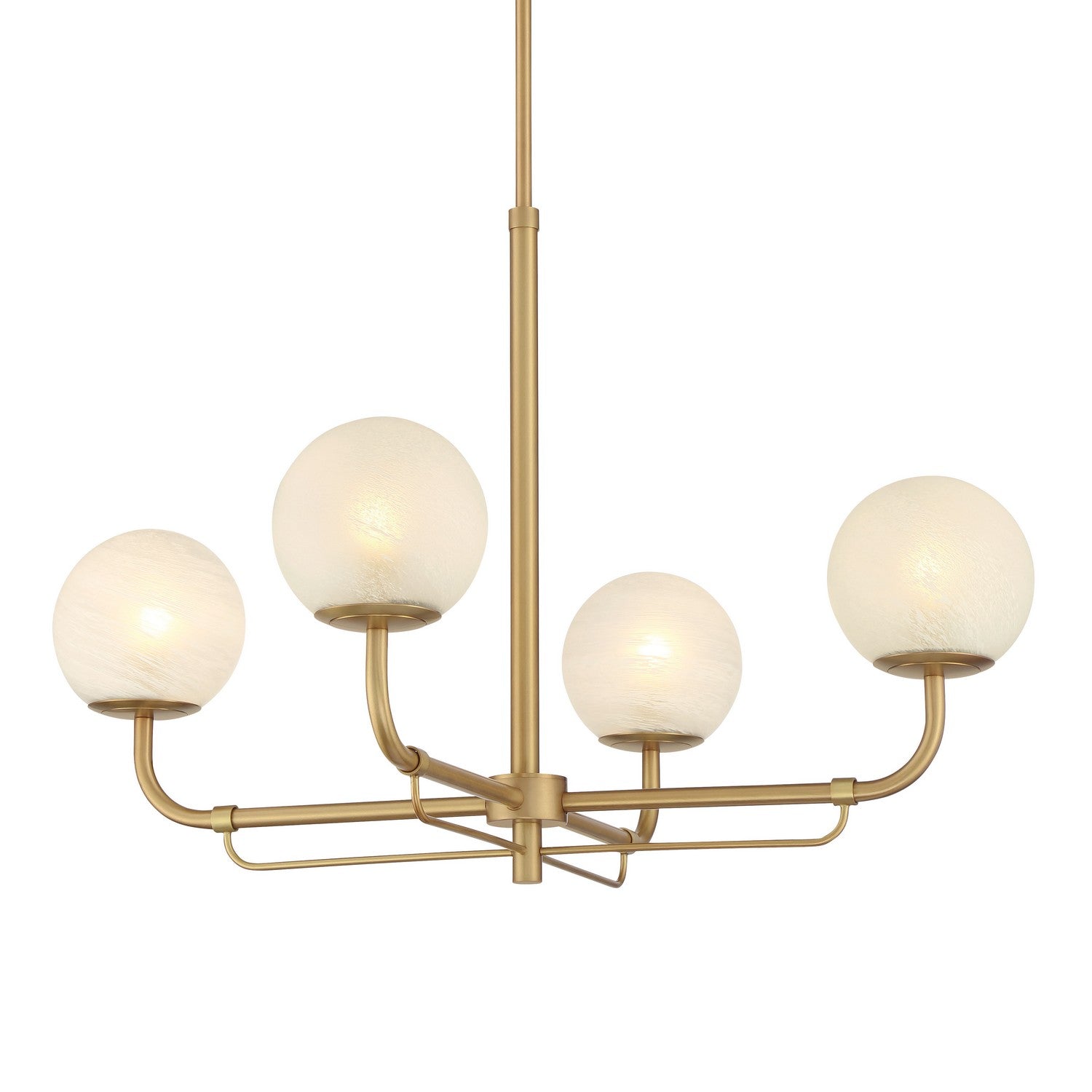 Product photo of the Whitehall Four Light Chandelier in Legacy Brass ( SKU# 3797-732 )