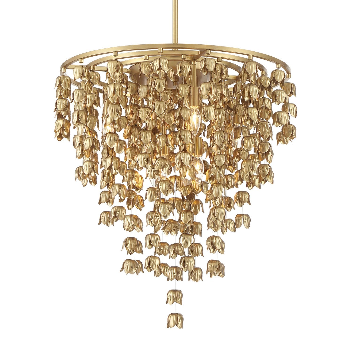 Product photo of the Ashgrove Eight Light Pendant in Legacy Brass ( SKU# 3966-732 )