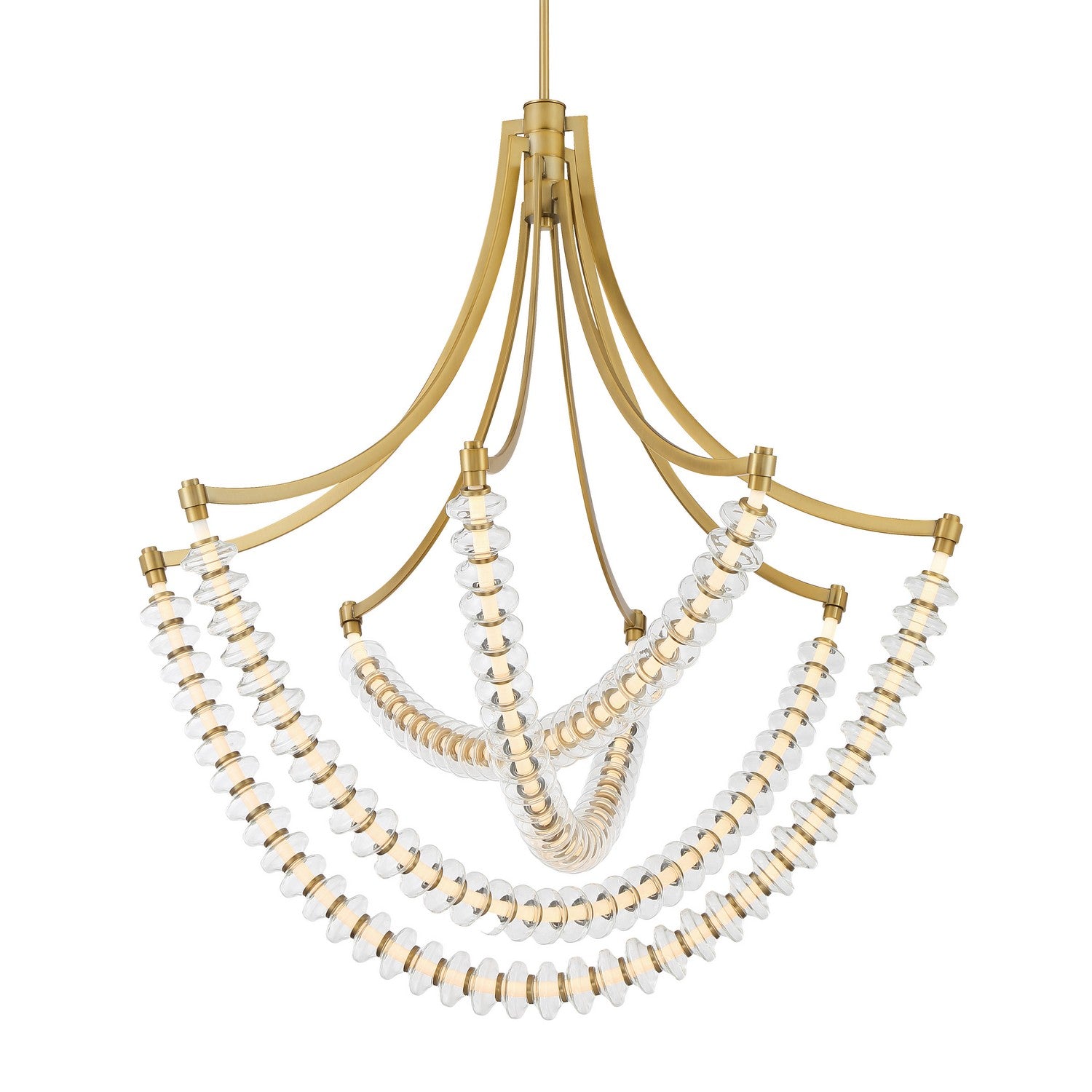 Product photo of the Pearl LED Chandelier in Legacy Brass ( SKU# 5647-732-L )