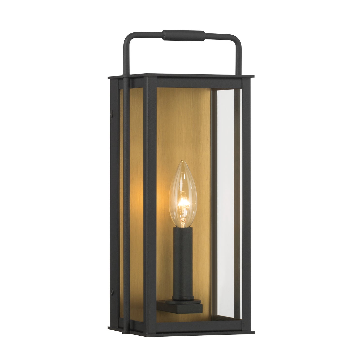 Product photo of the Aberdeen One Light Outdoor Wall Sconce in Sand Coal Black ( SKU# 78501-877 )