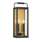 Product photo of the Aberdeen Two Light Outdoor Wall Sconce in Sand Coal Black ( SKU# 78503-877 )