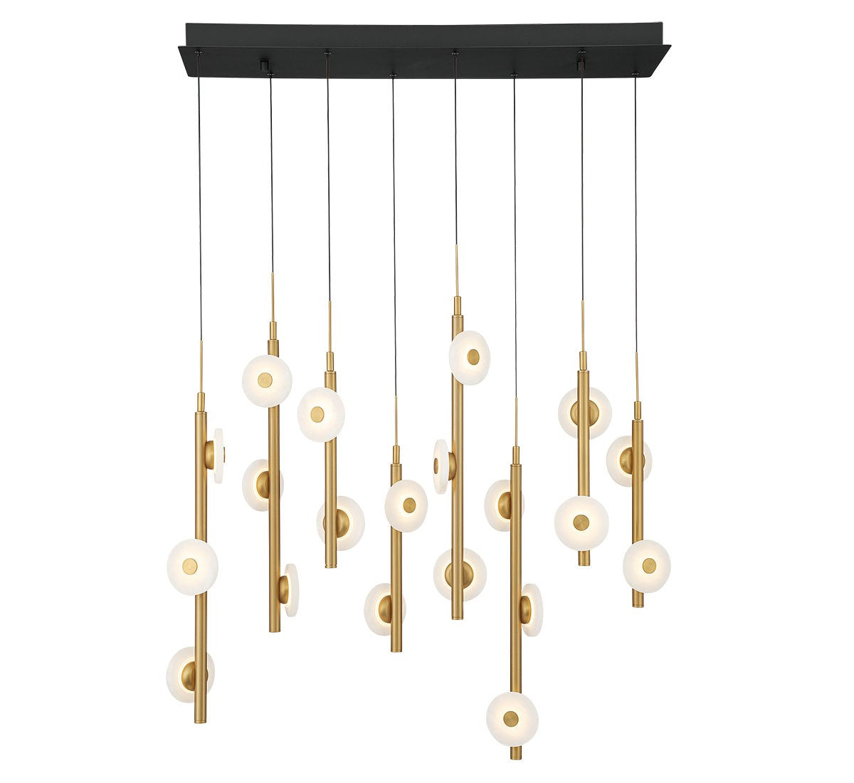 Product photo of the Etna LED Chandelier in Black ( SKU# 12365-02 )
