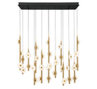 Product photo of the Etna LED Chandelier in Black ( SKU# 12366-02 )