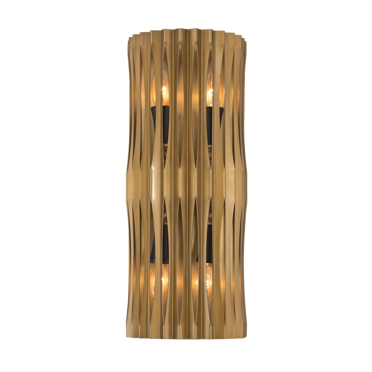 Product photo of the Aven Four Light Wall Sconce in Sand Coal Black ( SKU# 16020-877 )