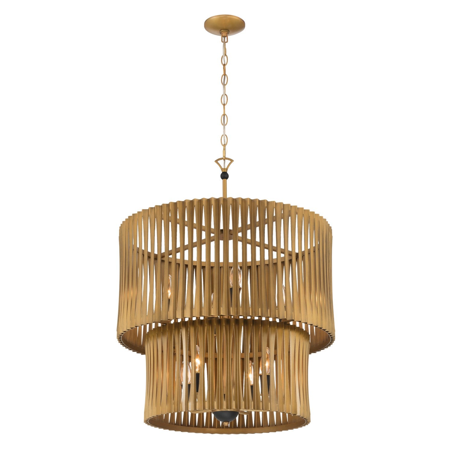 Product photo of the Aven Eight Light Pendant in Sand Coal Black ( SKU# 16028-877 )
