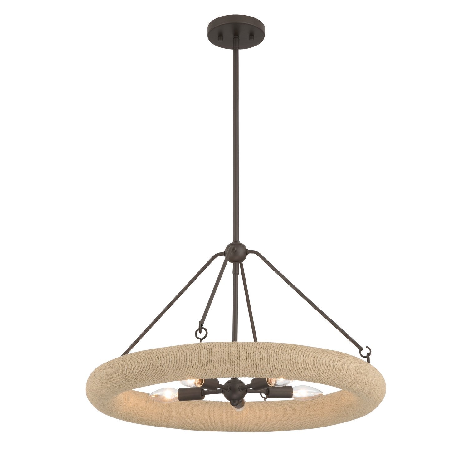 Product photo of the Aeris Five Light Pendant in Dark Bronze ( SKU# 17115-860 )