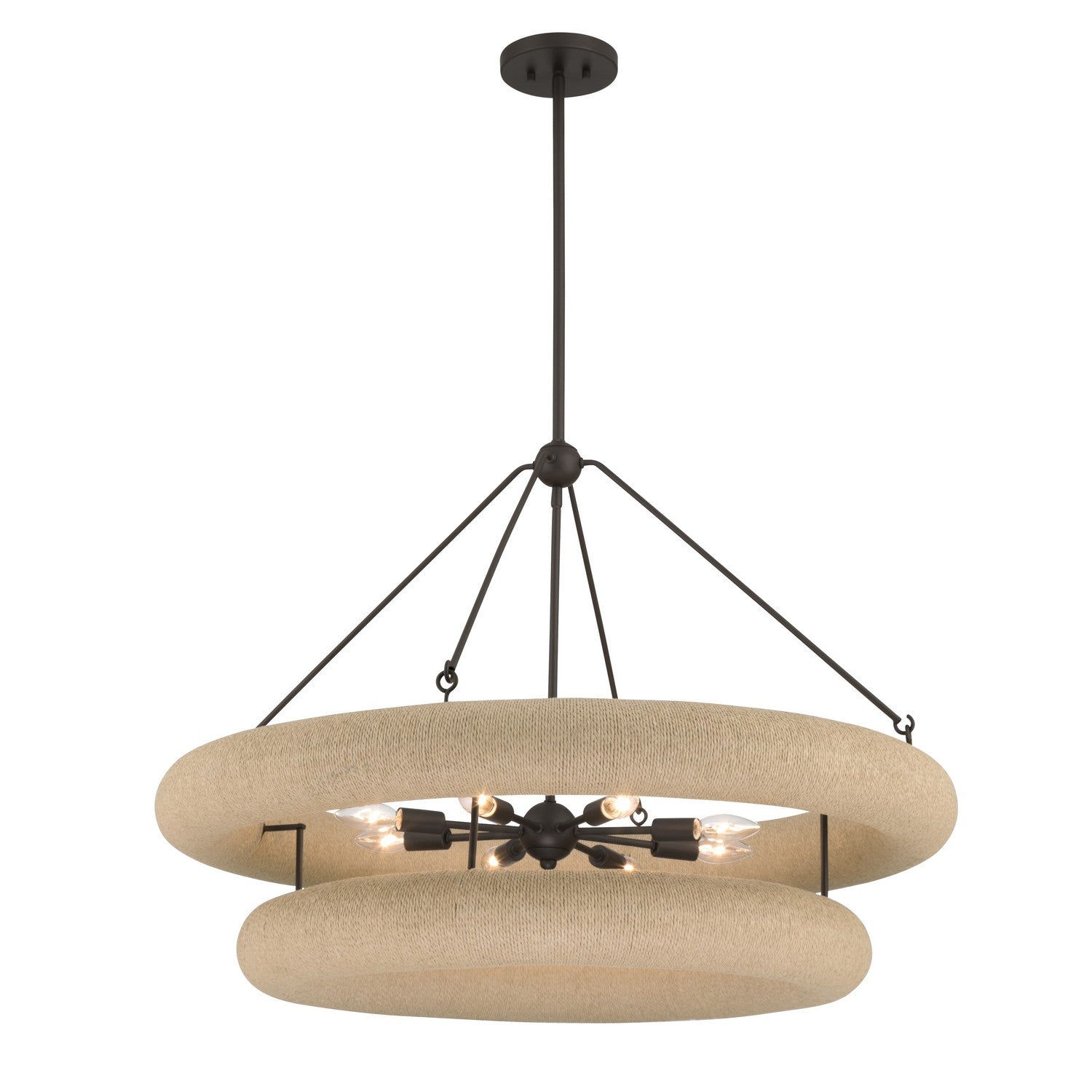 Product photo of the Aeris Eight Light Pendant in Dark Bronze ( SKU# 17116-860 )