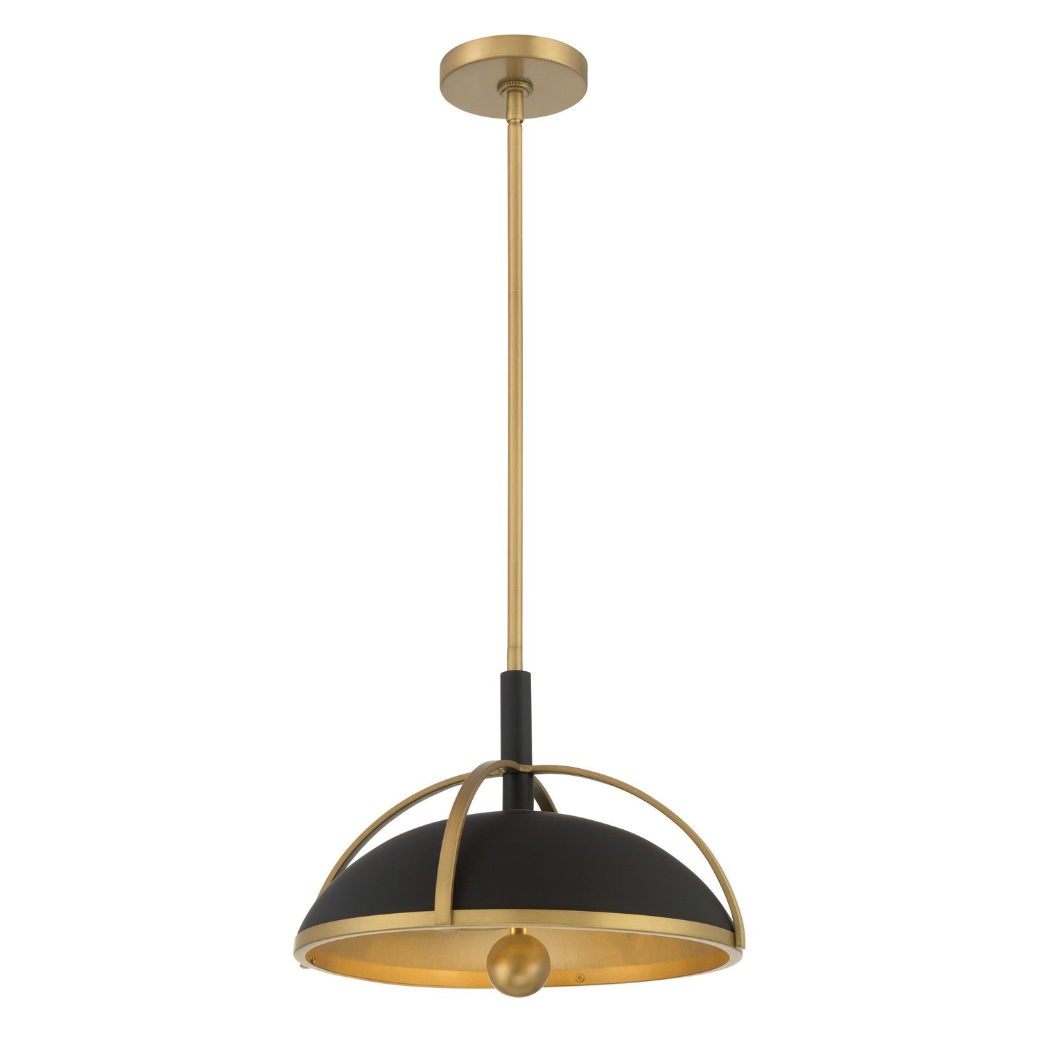 Product photo of the Yorkshire Two Light Pendant in Dark Matte Black ( SKU# 18312-880 )