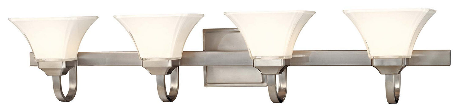 Product photo of the Agilis Four Light Bath in Brushed Nickel ( SKU# 6814-84 )