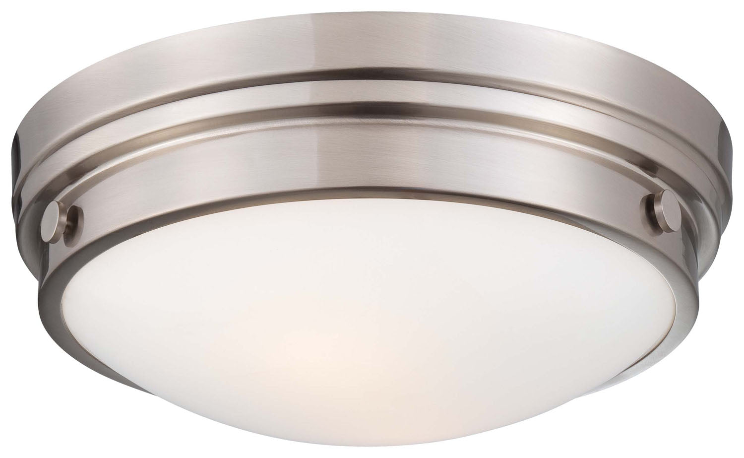 Two Light Flush Mount in Brushed Nickel ( SKU# 823-84 )