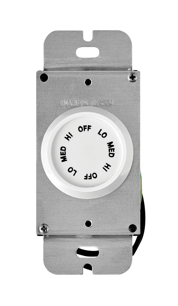Buy the Wall Control 3 Speed Rotary Wall Contol in Appliance White by Hinkley ( SKU# 980010FAW )