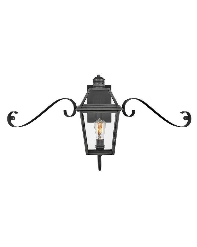 Buy the Nouvelle LED Outdoor Lantern in Blackened Brass by Hinkley ( SKU# 2770BLB-SCR )