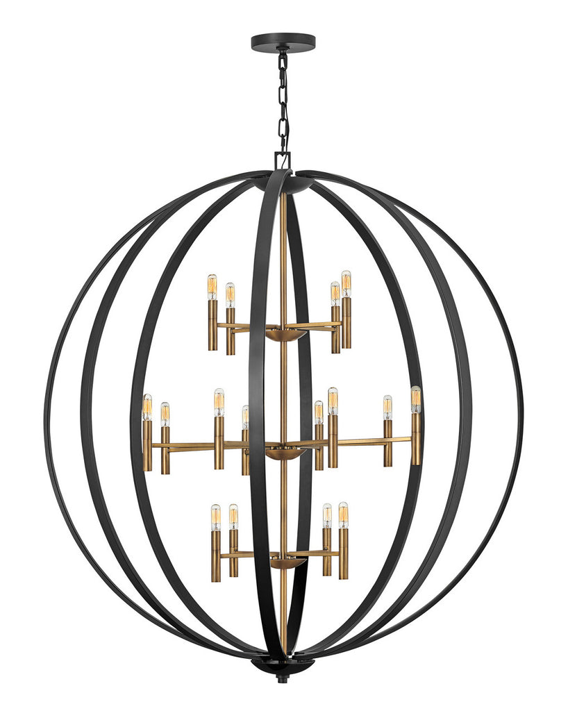 Buy the Euclid LED Chandelier in Spanish Bronze by Hinkley ( SKU# 3465SB )