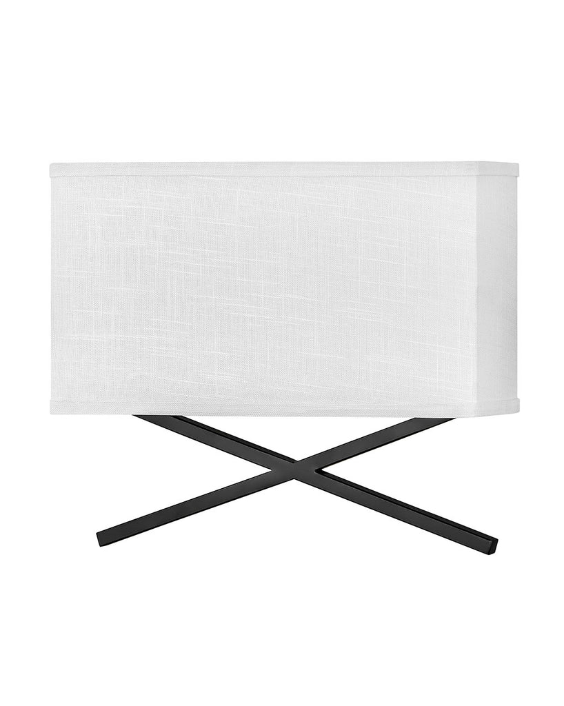 Buy the Axis Off White LED Wall Sconce in Black by Hinkley ( SKU# 41104BK )