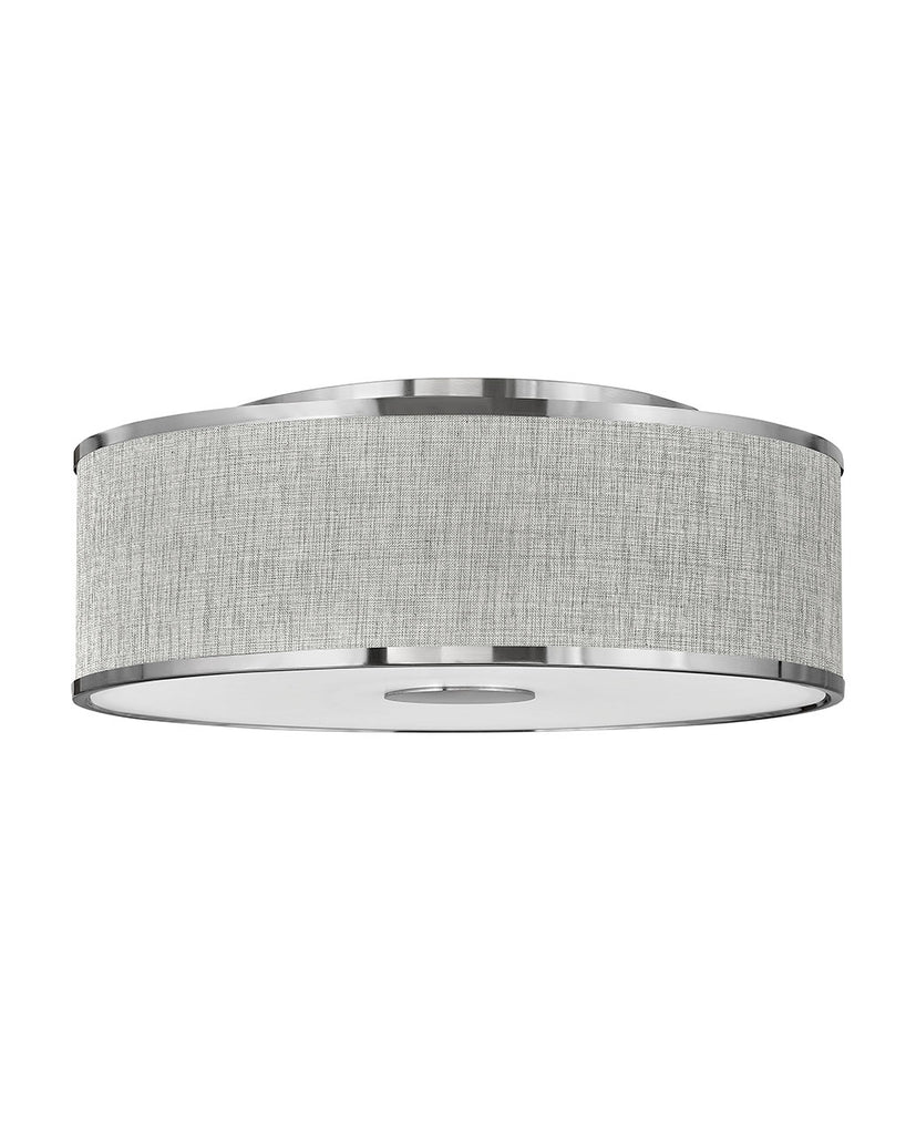Buy the Halo Heathered Gray LED Foyer Pendant in Brushed Nickel by Hinkley ( SKU# 42009BN )