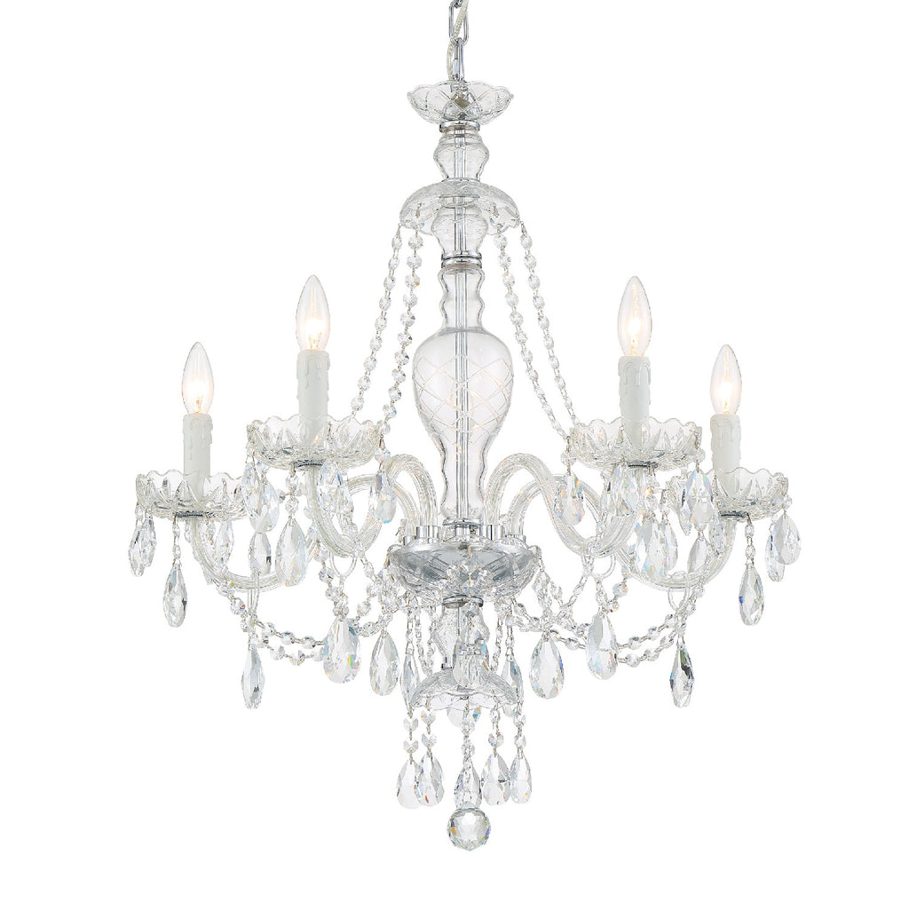 Buy the Candace Five Light Chandelier in Polished Chrome by Crystorama ( SKU# CAN-A1305-CH-CL-MWP )