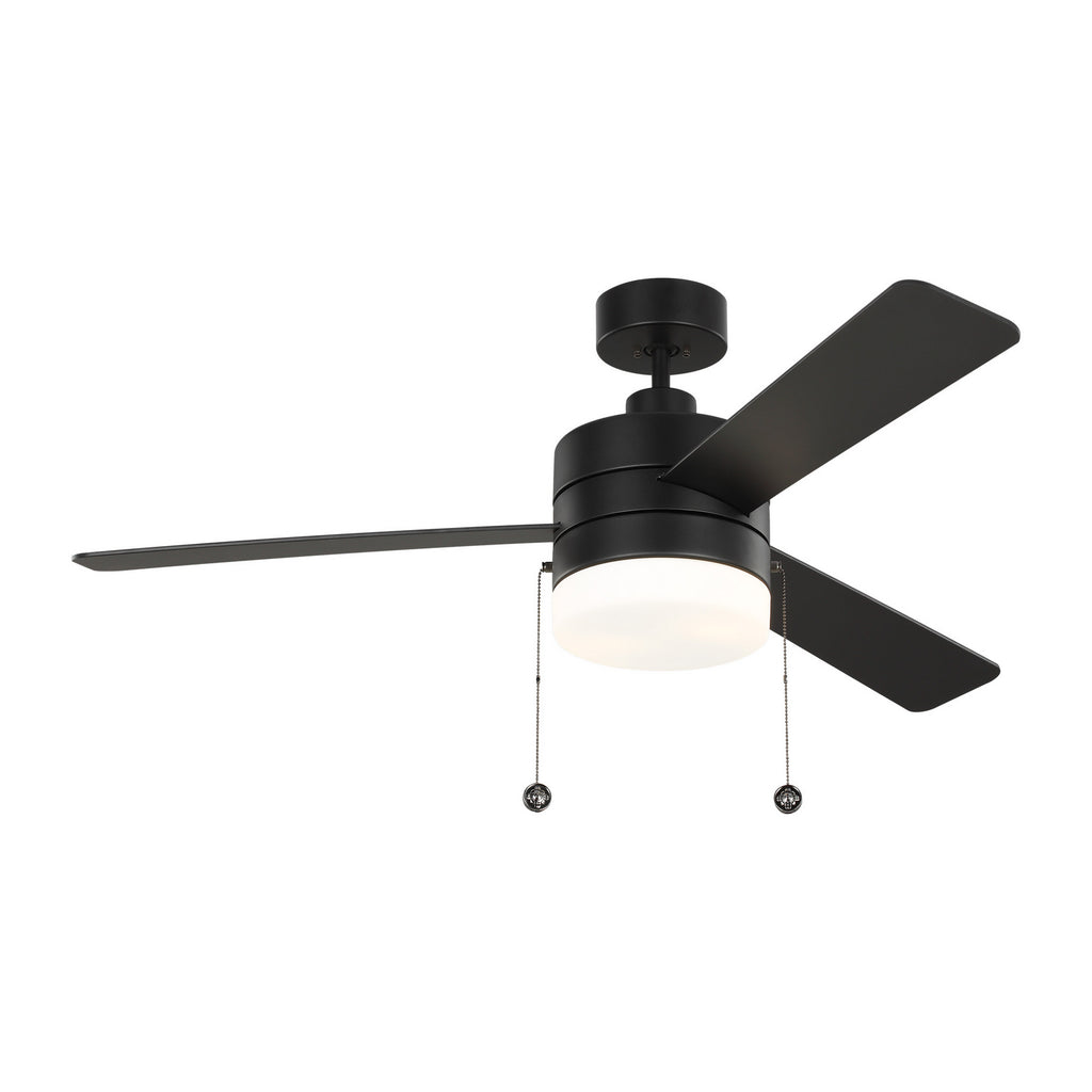Buy the Syrus 52 52``Ceiling Fan in Midnight Black by Generation Lighting. ( SKU# 3SY52MBKD )