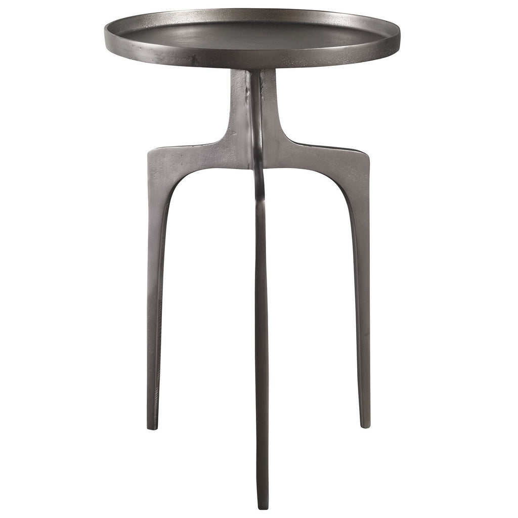 Kenna Accent Table in Textured Nickel by Uttermost ( SKU# 25082 )