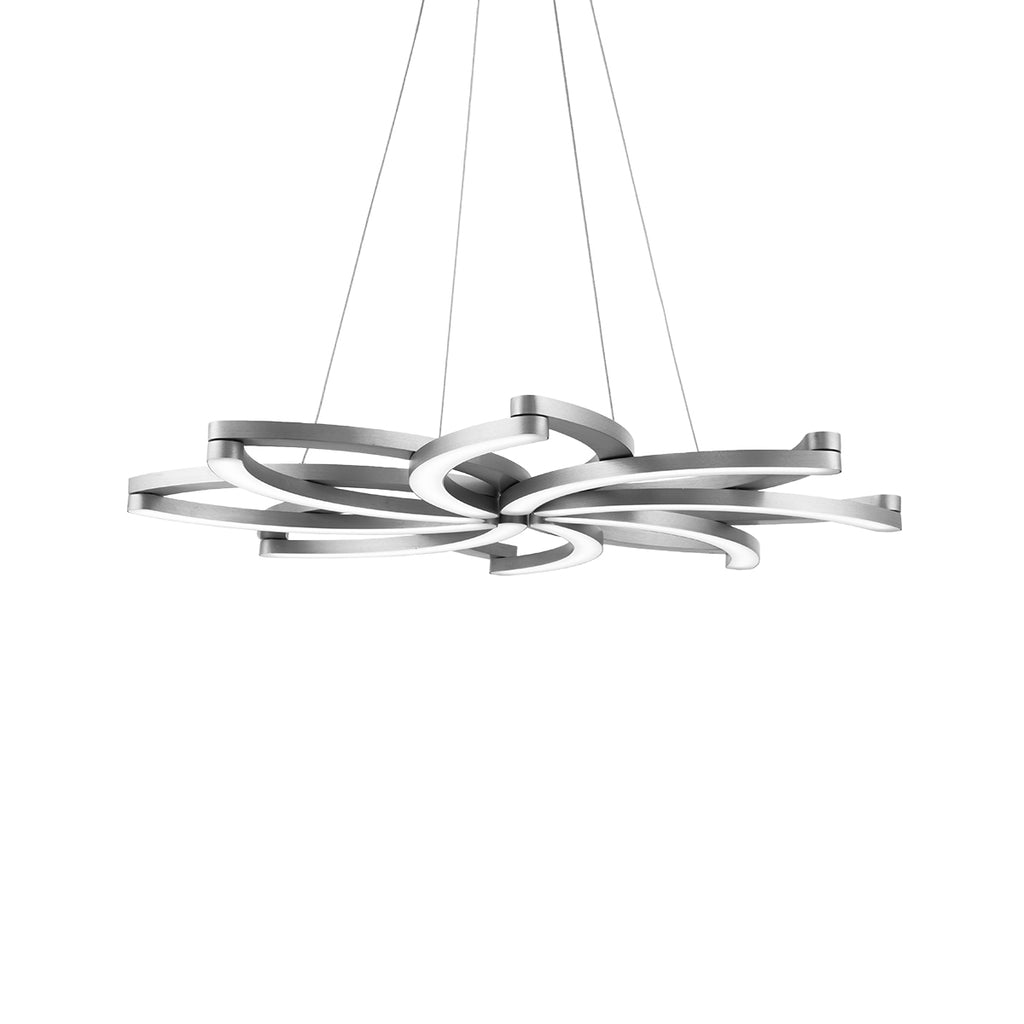 Buy the Bloom LED Chandelier in Brushed Aluminum by Modern Forms ( SKU# PD-73032-AL )