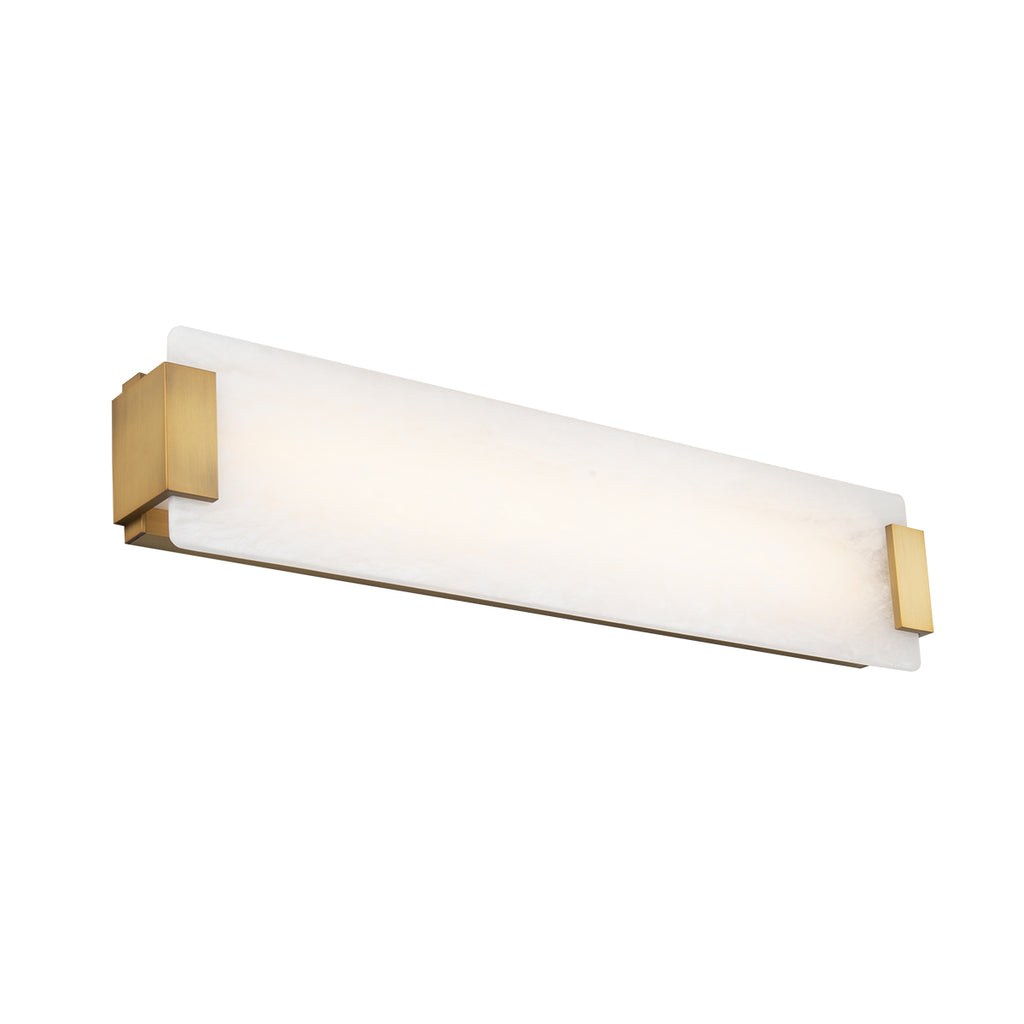 Buy the Quarry LED Bath & Vanity Light in Aged Brass by Modern Forms ( SKU# WS-60028-AB )