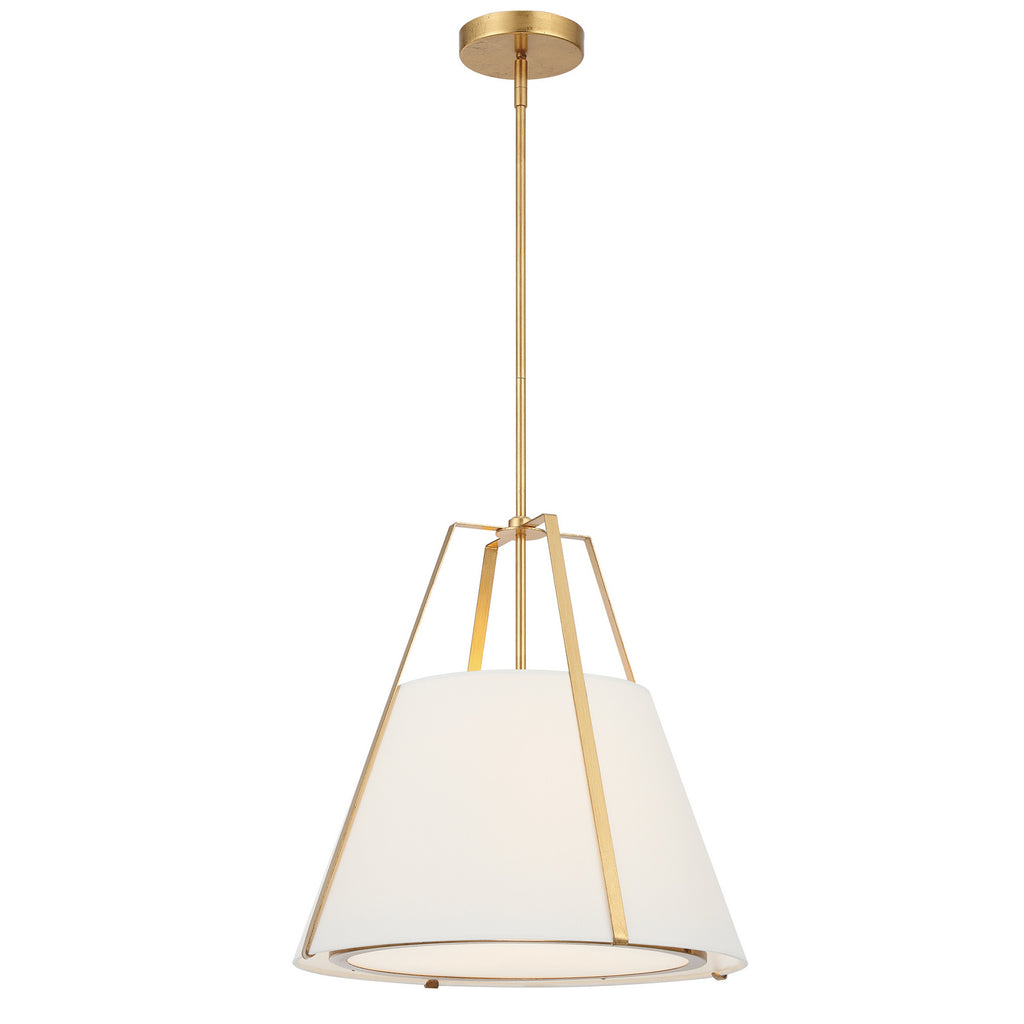 Buy the Fulton Three Light Pendant in Antique Gold by Crystorama ( SKU# FUL-904-GA )