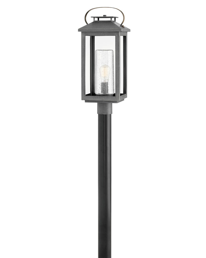 Buy the Atwater LED Post Top or Pier Mount Lantern in Ash Bronze by Hinkley ( SKU# 1161AH-LV )