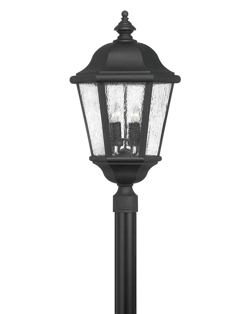Buy the Edgewater LED Post Top or Pier Mount Lantern in Black by Hinkley ( SKU# 1677BK-LV )