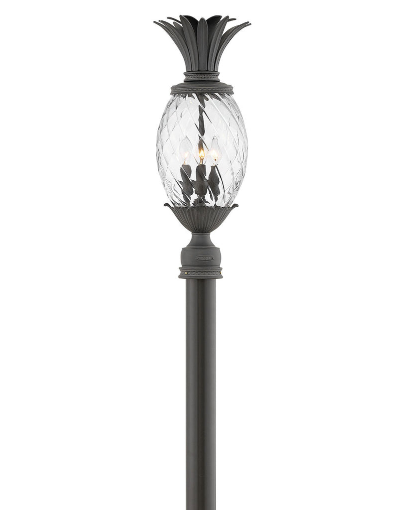 Buy the Plantation LED Post Top or Pier Mount Lantern in Museum Black by Hinkley ( SKU# 2121MB-LV )