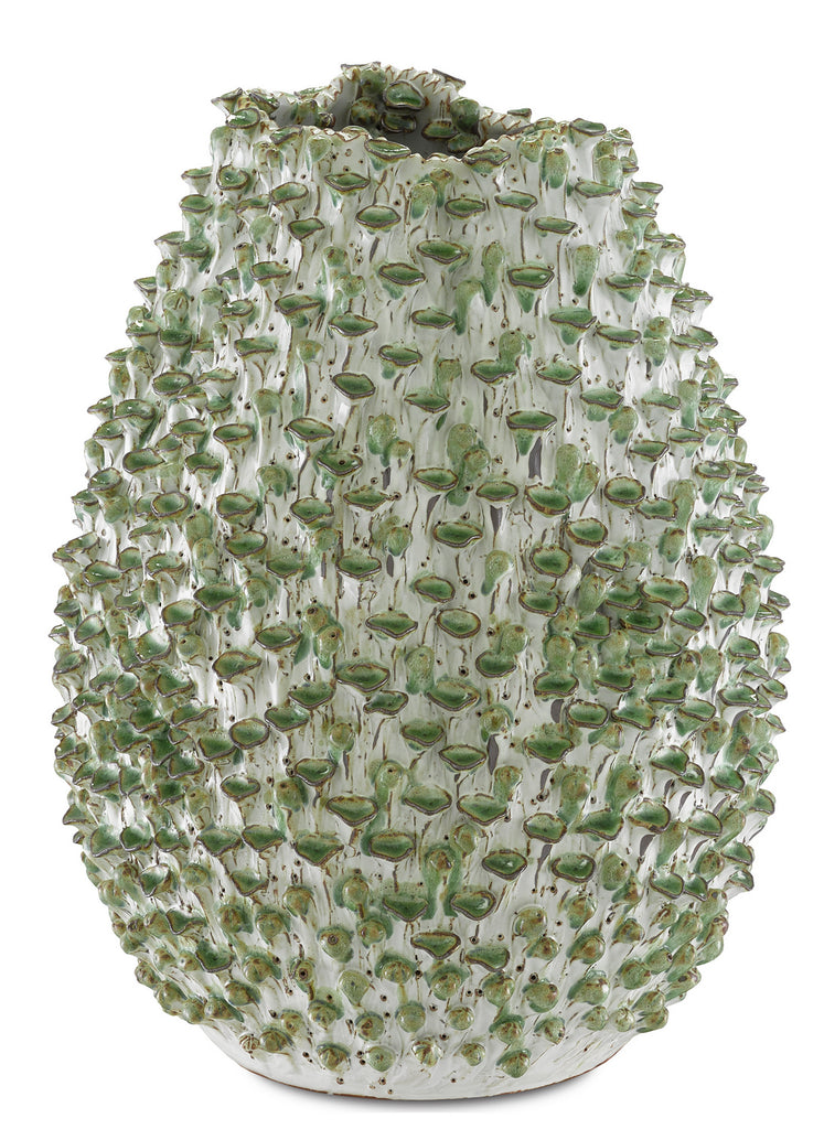 Buy the Milione Vase in White/Green by Currey and Company ( SKU# 1200-0302 )