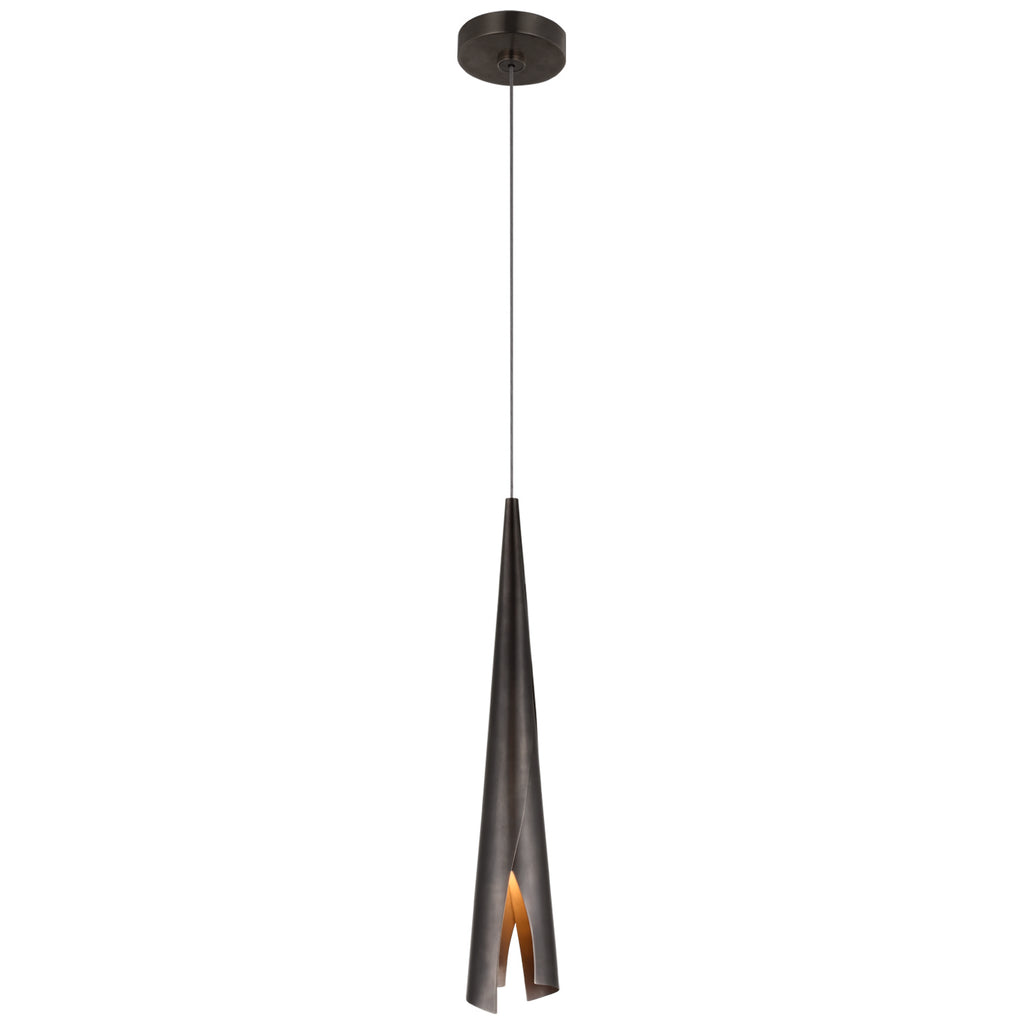 Buy the Piel LED Pendant in Bronze by Visual Comfort Signature ( SKU# KW 5630BZ )